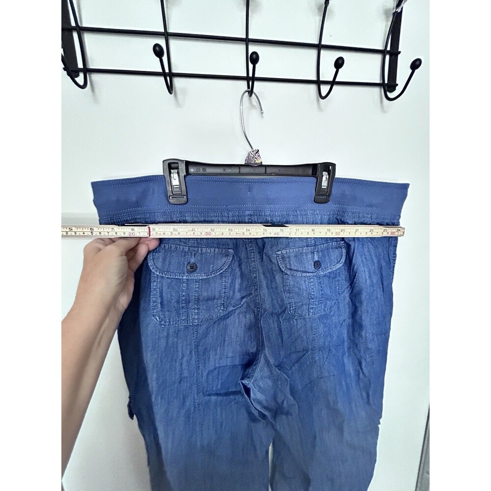 Tommy Hilfiger women's Soft Pant Chambray Blue XL - Picture 13 of 14